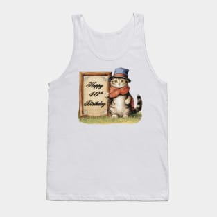 Happy 40th Birthday Tank Top